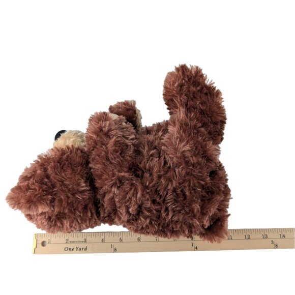 Aurora Brown Teddy Bear Plush 10" Stuffed Animal Toy Tan Face & Paws 2018 NWT - Picture 10 of 10